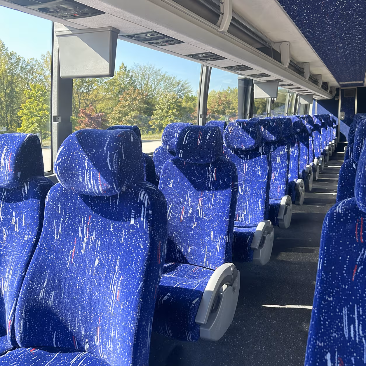 beaverton charter bus inside