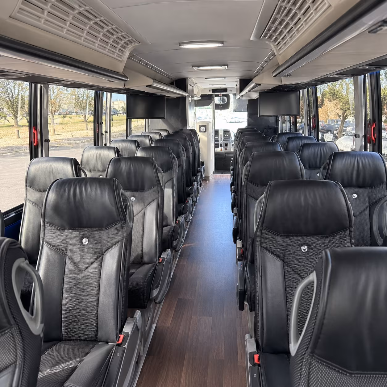 beaverton charter bus interior